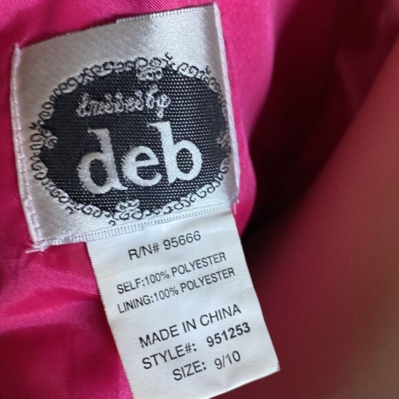 DEB Beautiful Prom Ball Gown Cinderella Pink 9/10 - Picture 8 of 8